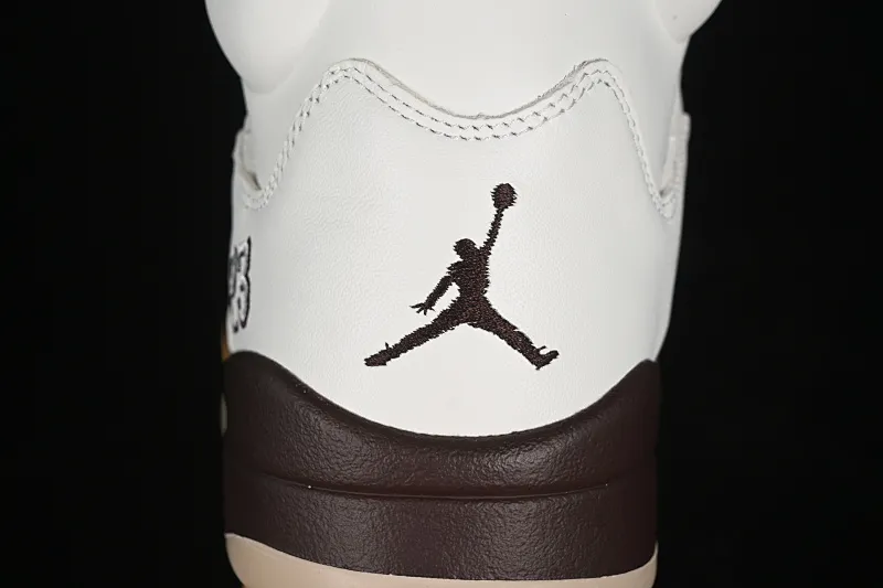 All categories Air Jordan Jordan series basketball shoes Air Jordan 5 Air Jordan 5 Retro AJ5 Joe 5 white brown DD9336-200